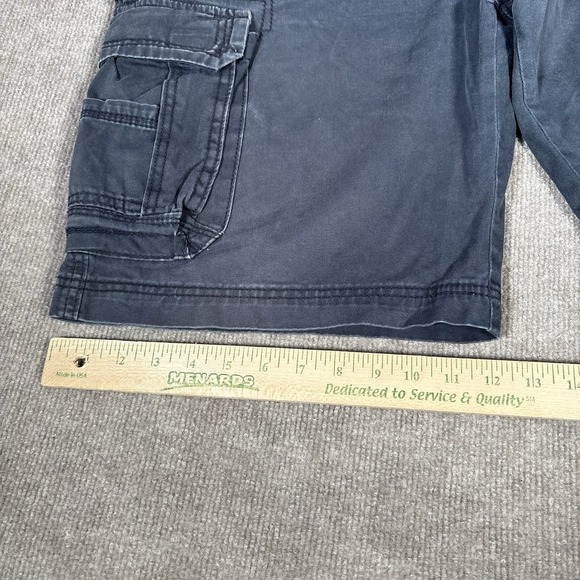 Union Bay Cargo Shorts Mens 36 Navy Blue Cotton Utilty Baggy Skater Grunge Y2K - Picture 10 of 10